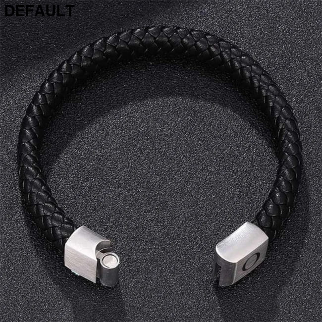 Custom Engraved Letter Bracelet for Men Single Layer Hand Bracelets