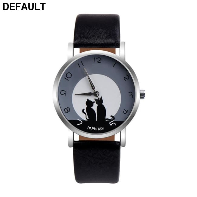 Cute Cat Printed Women Watches