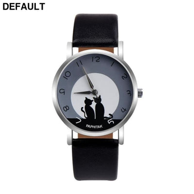 Cute Cat Printed Women Watches