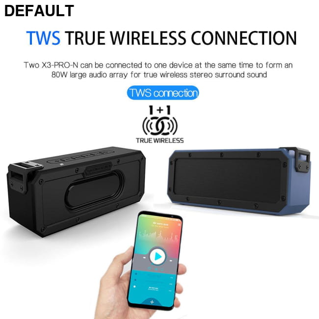 CYBORIS 40W 6600mAh IP67 Waterproof Portable NFC Wireless Mini Bluetooth Speakers
