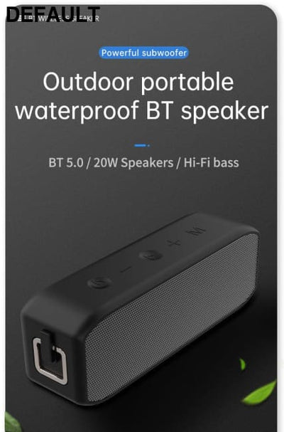 CYBORIS Bluetooth Portable Speaker IPX7 Waterproof 20W Wireless Loud Stereo Sound Outdoor Speakers with 5.0 Lossless