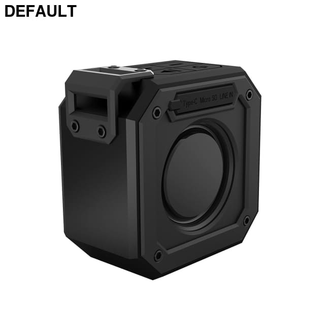 Cyboris New 15W Small Steel Cannon Wireless Bluetooth Speaker Outdoor Waterproof Mini Portable Subwoofer TWS Black