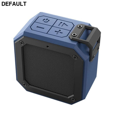 Cyboris New 15W Small Steel Cannon Wireless Bluetooth Speaker Outdoor Waterproof Mini Portable Subwoofer TWS Blue
