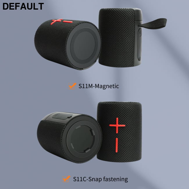 Cyboris S11 2 in 1 Magnetic Dual Splittable Bluetooth Black Mini Speakers Portable
