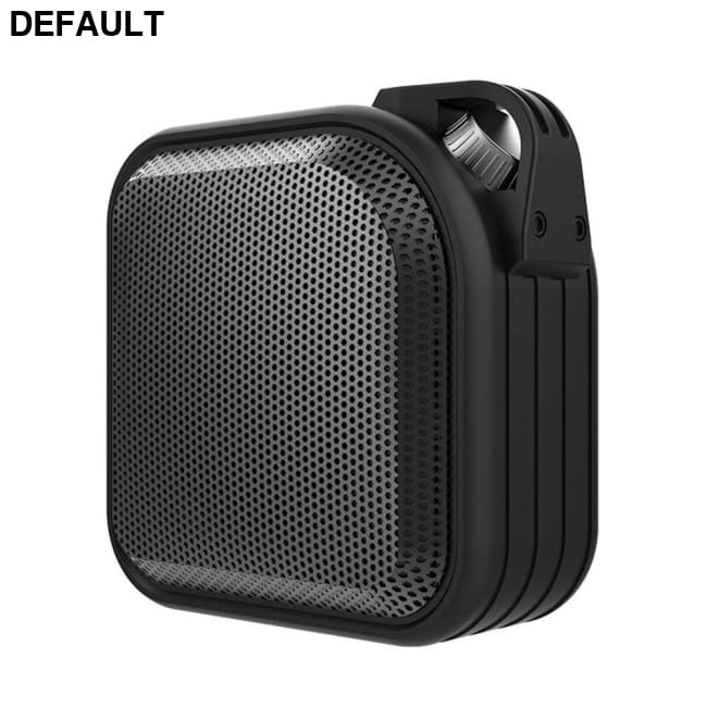 Cyboris Wireless Bluetooth Speaker 15W Small Steel Gun Outdoor Waterproof Portable Subwoofer Audio Direct Supply Black