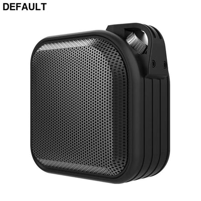 Cyboris Wireless Bluetooth Speaker 15W Small Steel Gun Outdoor Waterproof Portable Subwoofer Audio Direct Supply Black
