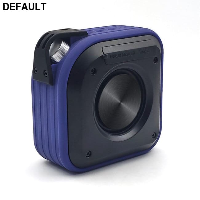 Cyboris Wireless Bluetooth Speaker 15W Small Steel Gun Outdoor Waterproof Portable Subwoofer Audio Direct Supply Blue