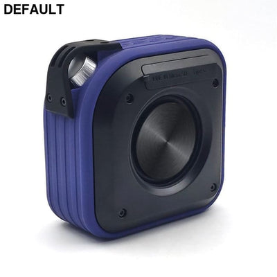 Cyboris Wireless Bluetooth Speaker 15W Small Steel Gun Outdoor Waterproof Portable Subwoofer Audio Direct Supply Blue