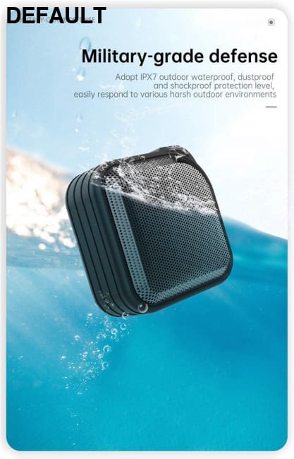 Cyboris Wireless Bluetooth Speaker 15W Small Steel Gun Outdoor Waterproof Portable Subwoofer Audio Direct Supply Mini