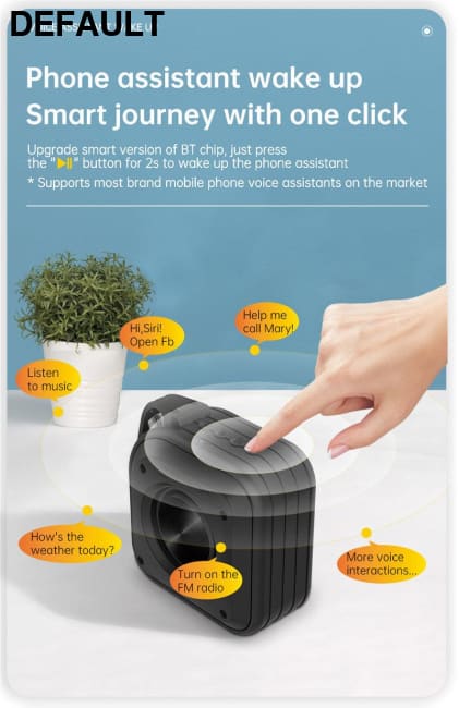 Cyboris Wireless Bluetooth Speaker 15W Small Steel Gun Outdoor Waterproof Portable Subwoofer Audio Direct Supply Mini