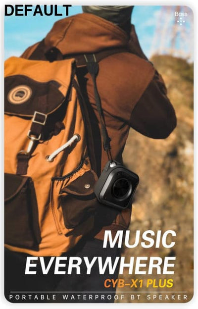 Cyboris Wireless Bluetooth Speaker 15W Small Steel Gun Outdoor Waterproof Portable Subwoofer Audio Direct Supply Mini