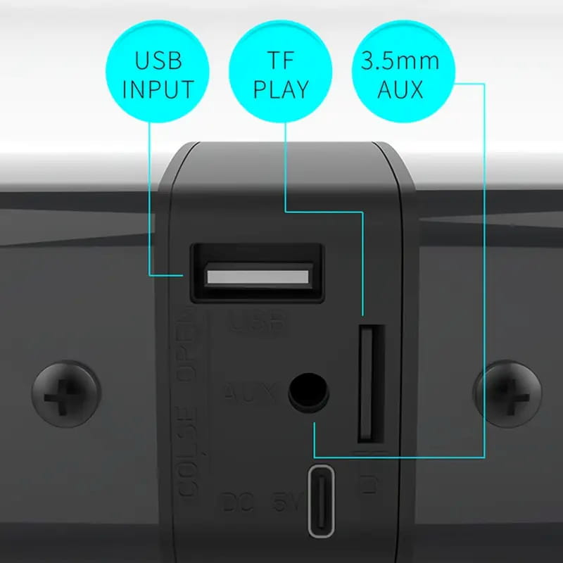 2-in-1 Soundbar For The Living Room Home Bluetooth Speaker With Built-in
