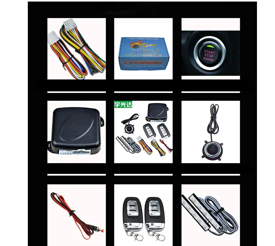 C6: one button ignition remote keyless entry system
