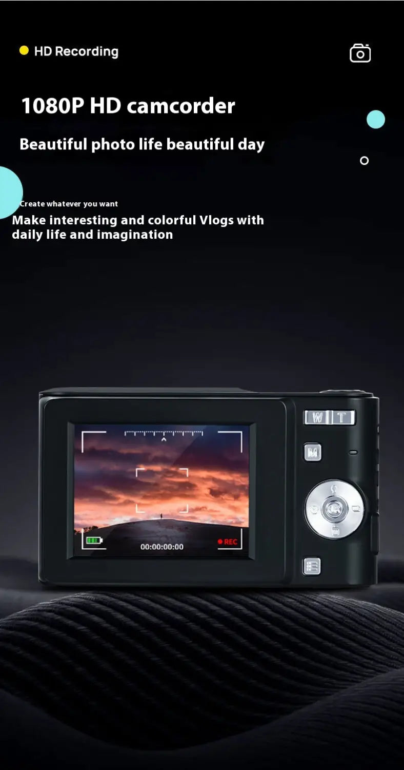 HD 4K Pixel Digital Camera Student Mini Shooting