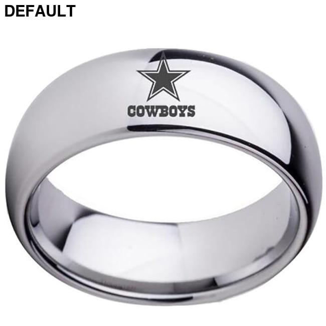 Dallas Cowboys Titanium Ring Silver / 7 Men Rings Best Selling Products