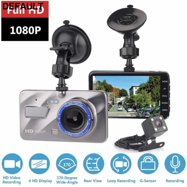 Dash Cam New Dual Lens Car DVR Camera Full HD 1080P 4’’ IPS Cameras Electronics