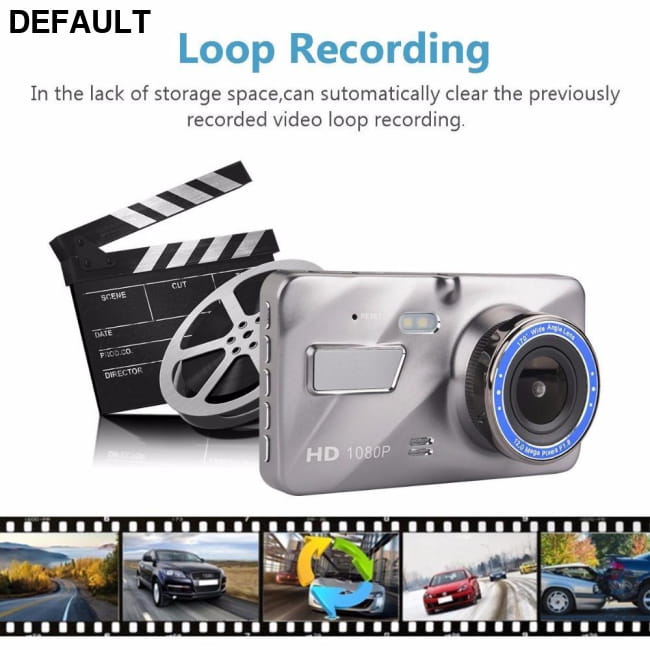 Dash Cam New Dual Lens Car DVR Camera Full HD 1080P 4’’ IPS Cameras Electronics
