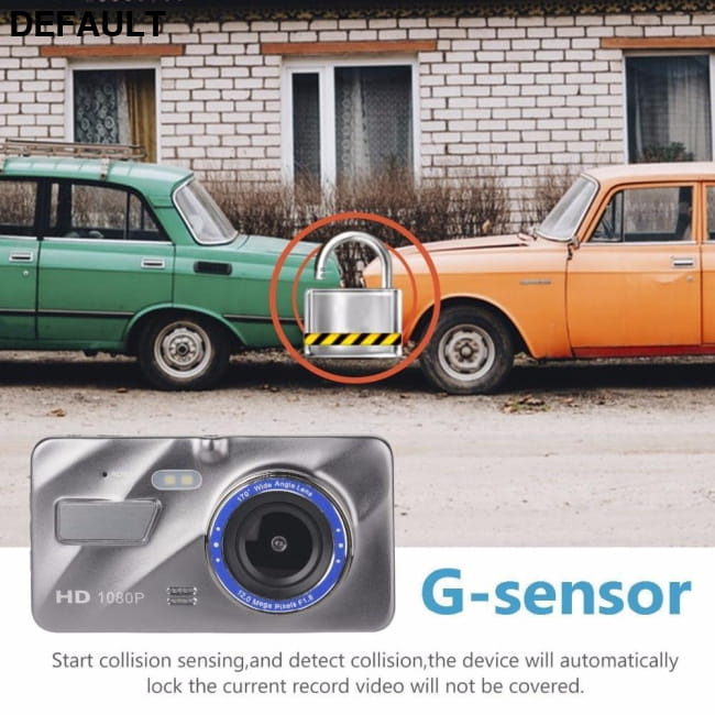 Dash Cam New Dual Lens Car DVR Camera Full HD 1080P 4’’ IPS Cameras Electronics