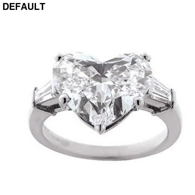 Dazzling ring 925 Sterling Silver Round 3ct AAAAA Cubic Zirconia Engagement wedding band Rings for women Bridal Fashion