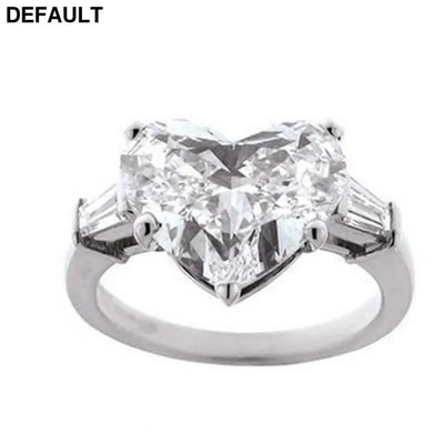 Dazzling ring 925 Sterling Silver Round 3ct AAAAA Cubic Zirconia Engagement wedding band Rings for women Bridal Fashion