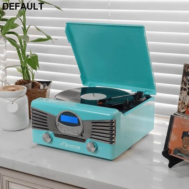 Victor Diner 7-in-1 Turntable Music Center Home Theater Systems Stereo