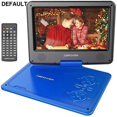 DBPOWER 11.5’’ Portable DVD Player 5-Hour Built-in Rechargeable Battery with 9’’ Swivel Screen Support CD/DVD/SD