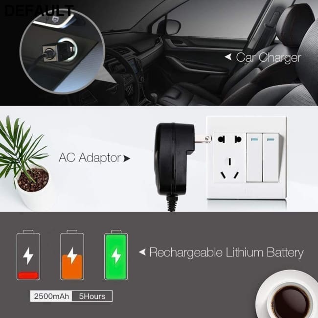 DBPOWER 11.5’’ Portable DVD Player 5-Hour Built-in Rechargeable Battery with 9’’ Swivel Screen Support CD/DVD/SD