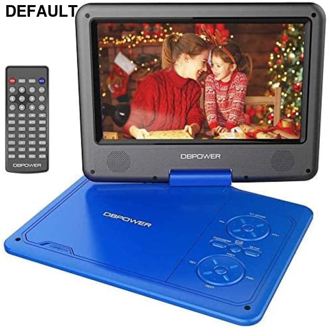 DBPOWER 11.5’’ Portable DVD Player 5-Hour Built-in Rechargeable Battery with 9’’ Swivel Screen Support CD/DVD/SD