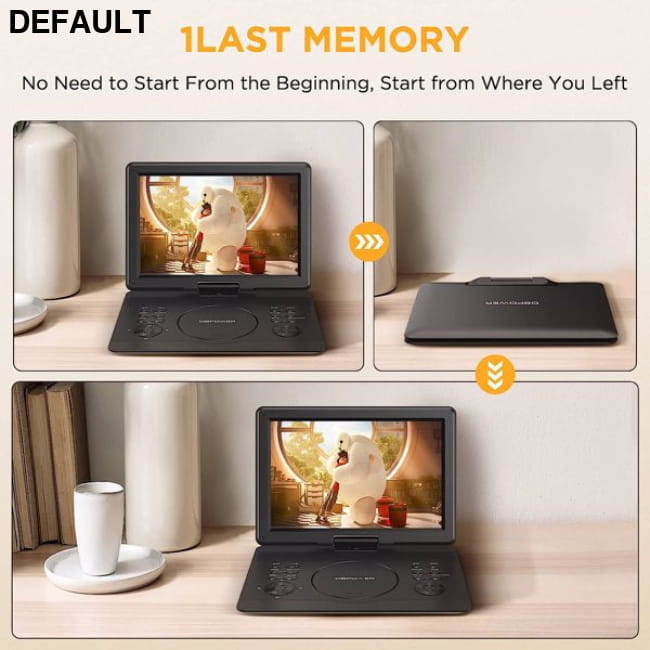 DBPOWER 16.9’’ Portable DVD Player with 14.1’’ HD Swivel as picture / US Players & Blu-ray
