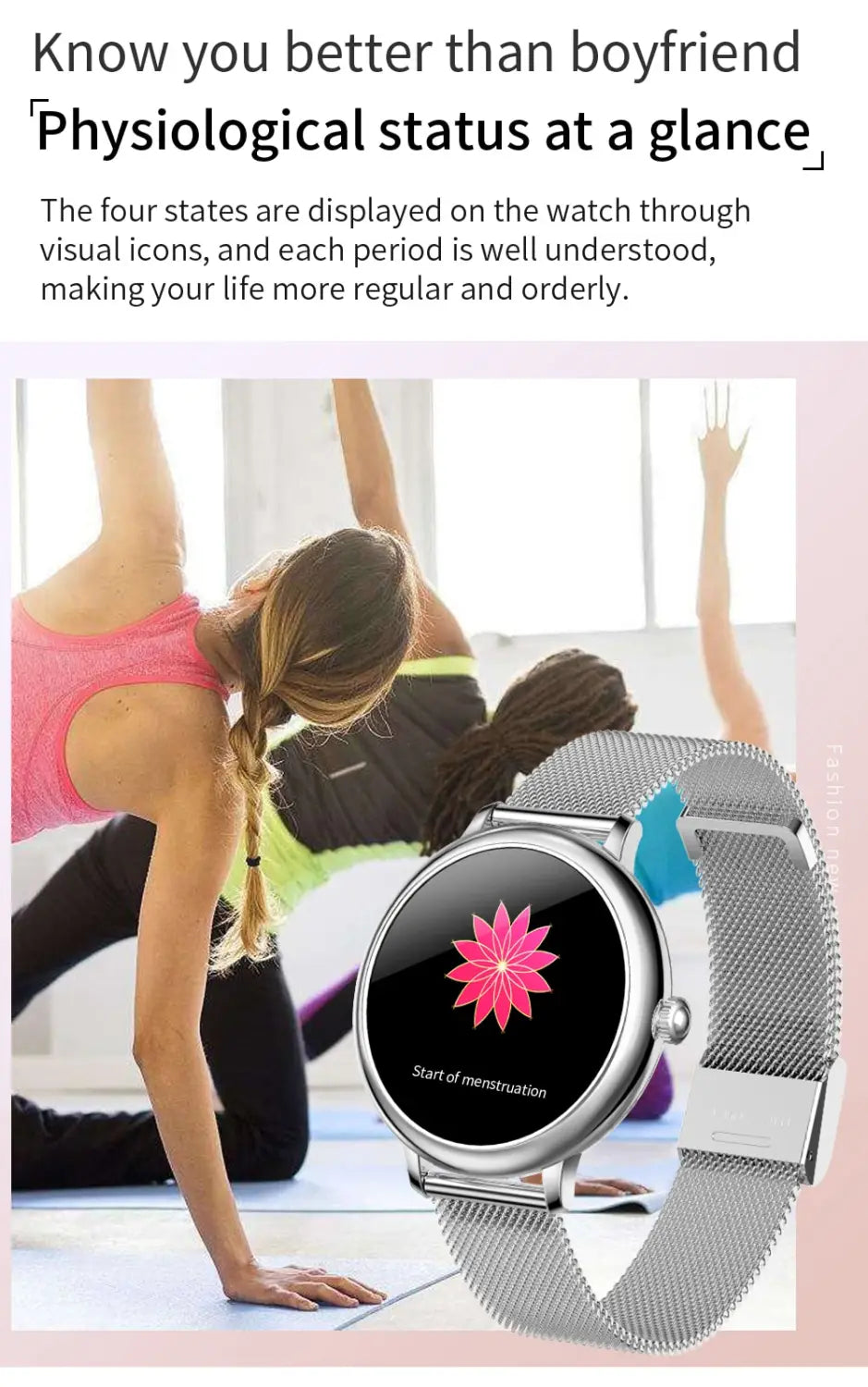 2020 SANLEPUS Stylish Women’s Smart Watch Luxury Waterproof Wristwatch Stainless Steel Casual Girls Smartwatch