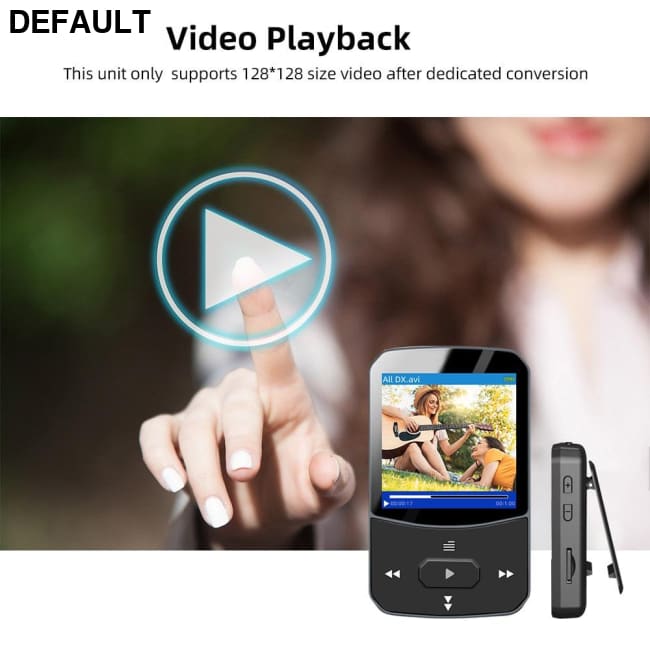 Deelife Bluetooth 5.0 MP3 Mini Player Portable Clip Music Lossless HiFi Audio with FM Radio MP3/MP4/MP5 Players Best