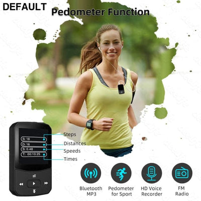 Deelife Bluetooth 5.0 MP3 Mini Player Portable Clip Music Lossless HiFi Audio with FM Radio MP3/MP4/MP5 Players Best