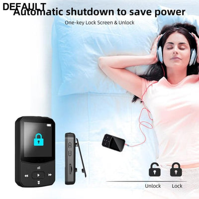 Deelife Bluetooth 5.0 MP3 Mini Player Portable Clip Music Lossless HiFi Audio with FM Radio MP3/MP4/MP5 Players Best