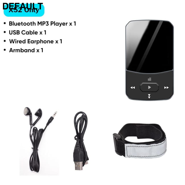 Deelife Bluetooth 5.0 MP3 Mini Player Portable Clip Music X52 / China / 8GB MP3/MP4/MP5 Players Electronics