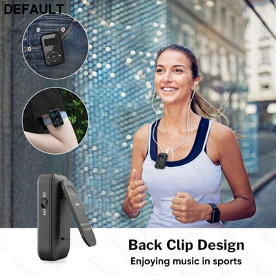 Deelife Bluetooth MP3 player Music Sport Clip Portable Walkman with Armband Mini Players FM Radio Ebook Voice Recorder