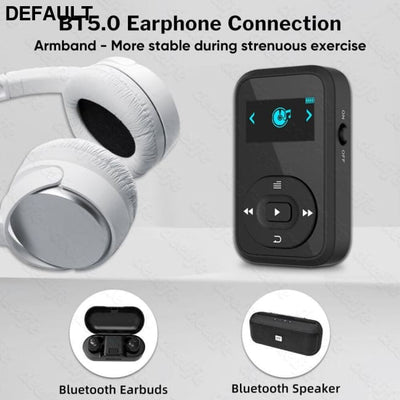 Deelife Bluetooth MP3 player Music Sport Clip Portable Walkman with Armband Mini Players FM Radio Ebook Voice Recorder