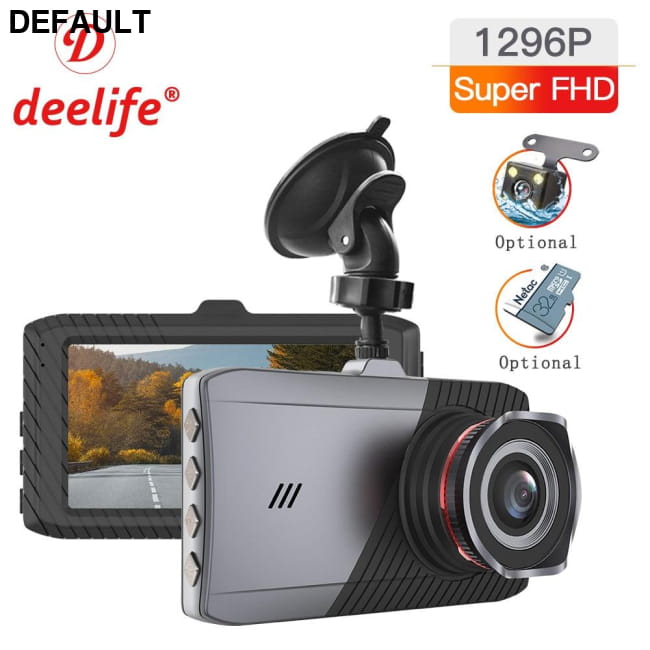 Deelife Car DVR 1296P Video Recorder Dash Cam Cameras
