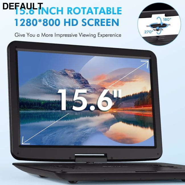 DEVINC 17.9’’ Portable DVD Player with 15.6’’ HD Swivel as picture / US Players & Blu-ray