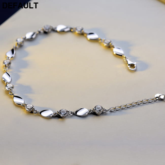 Diamond-encrusted 925 sterling silver bracelet Women Bracelets Best Selling Products