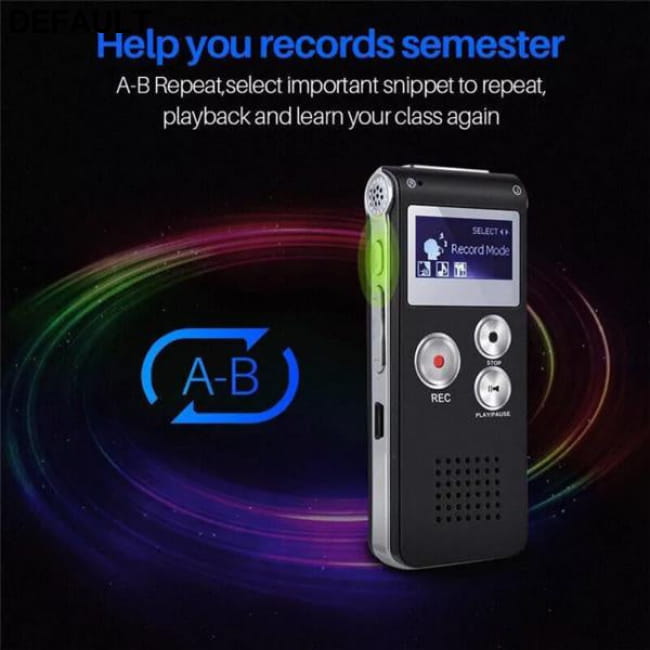 Digital Voice Recorder Dictaphone Audio Sound Mini as picture / US Recorders