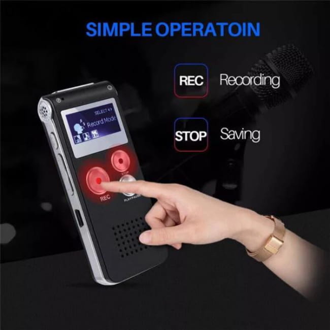 Digital Voice Recorder Dictaphone Audio Sound Mini as picture / US Recorders