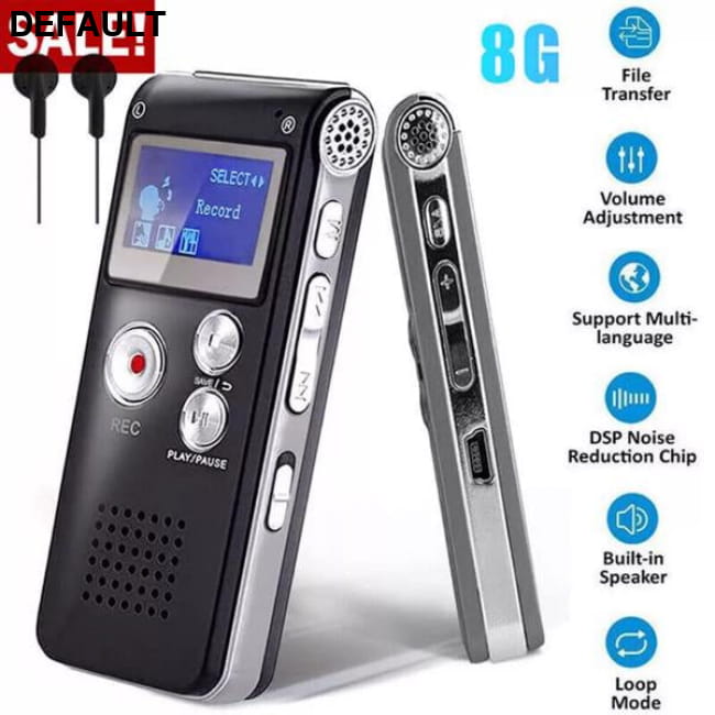 Digital Voice Recorder Dictaphone Audio Sound Mini as picture / US Recorders