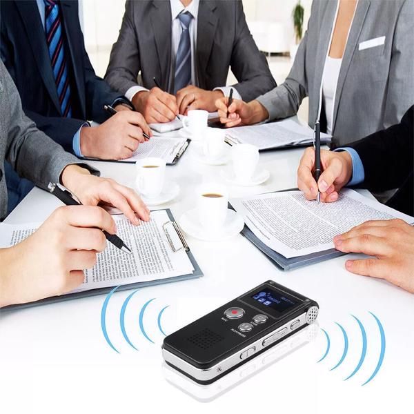 Digital Voice Recorder Dictaphone Audio Sound Mini Small Spy Lecture