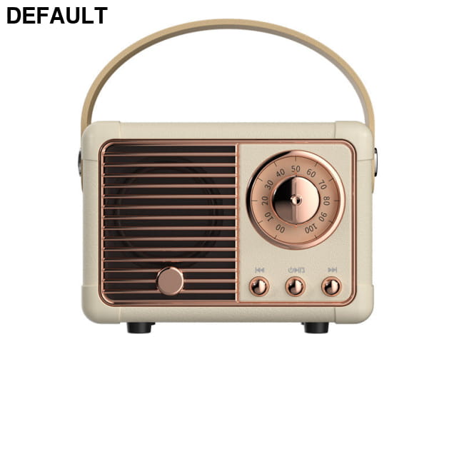 Diy Retro Mini Portable Card Speaker White / USB Bluetooth Speakers
