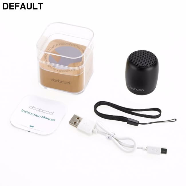 dodocool Loudspeaker Bluetooth Speaker Portable Stereo Handsfree Music Square Box Mini Wireless for Compute Phone PC