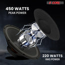 5 Core Subwoofer Speaker 15 Inch Car Sub Woofer 450W Max High Power Pro Audio 4 Ohm 40 Oz Y30 Magnet Big Replacement Bass Subs Para Carro - WF 15 140 4OHM - DRE's Electronics and Fine Jewelry