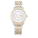 U.S. Polo Assn. Adult Male Analog Watch in Two-tone Silver and Gold with Round Dial in One Size (USC80690WM)