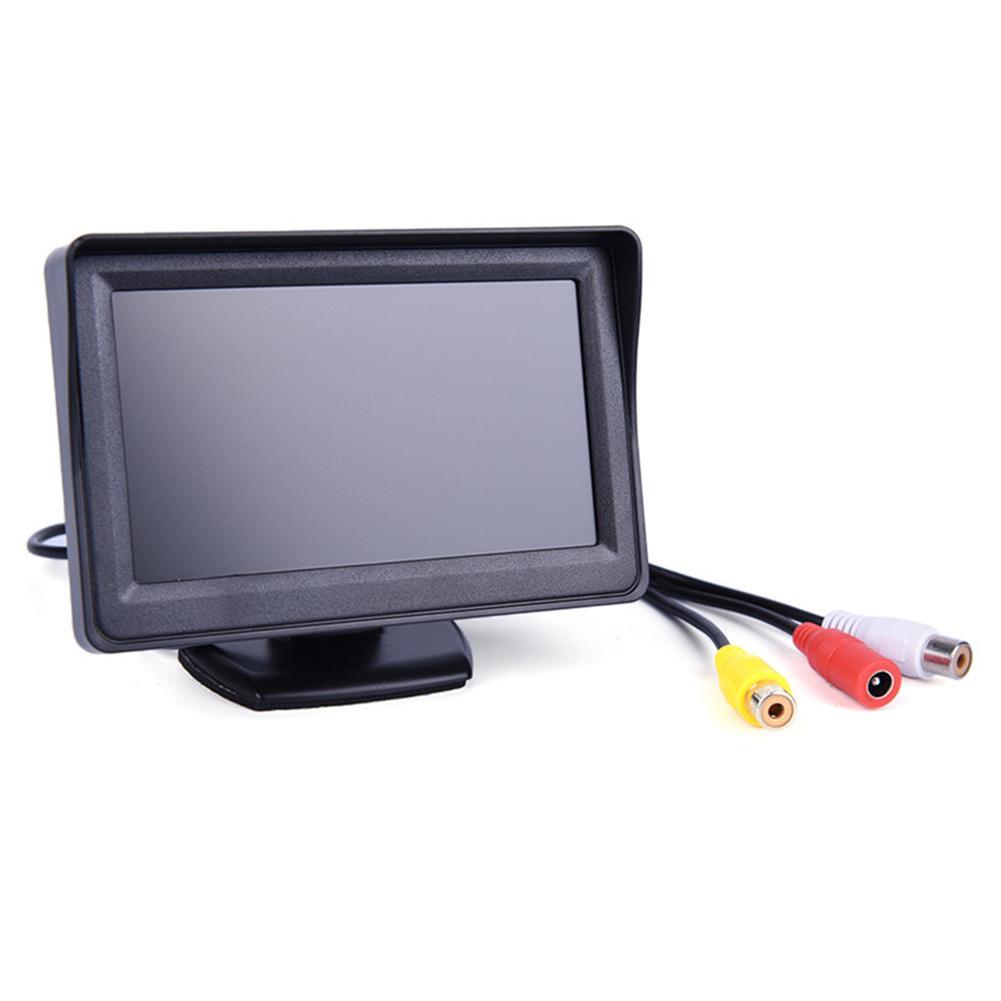 4.3Inch Car LCD Monitor For Parking; Rear View Reverse Camera TFT LCD Display HD Digital Color 4.3Inch Car Accessories