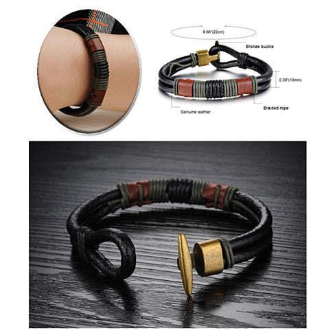 RODEO Olive Genuine Leather Bracelet - DRE's Electronics and Fine Jewelry