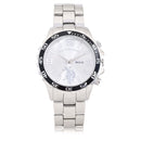 U.S. Polo Assn. Adult Male Analog Watch in Silver with Sports Bezel in One Size (USC80689WM)